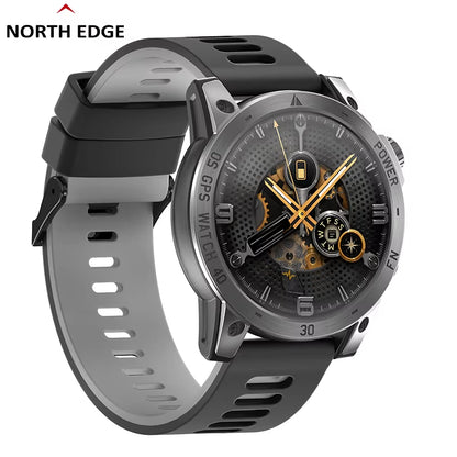 2025 New GPS Watches Men Sport Smart Watch HD AMOLED Display 50M ATM Altimeter Barometer Compass Smartwatch for Men