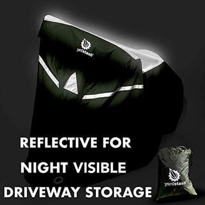 Bike Cover – Reflective Bicycle Covers for outside Storage - Waterproof & Weatherproof Garden Tarp Shelters for Bikes, Trikes, 29Ers, and Electric Bicycles